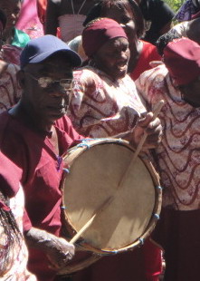 Maroon Repeater Drum